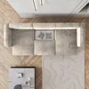 Masseno Ecksofa SARMO M mit Schlaffunktion U-Form, Sofa mit Produktbild-Vorschau 3