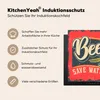 KitchenYeah© Herdabdeckplatte Mancave - Bier - Gläser - Produktbild-Vorschau 6