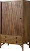 MASSIVMOEBEL24 Kleiderschrank Mango 100x60x180 braun geölt Produktbild-Vorschau 1