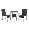 Juskys Polyrattan Gartentisch Yoro eckig - wetterfest 60x60 Produktbild-Vorschau 10