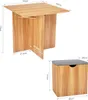 Mondeer 5-teilig Essgruppe Esstisch-Set Esszimmertisch mit Produktbild-Vorschau 7