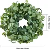 SucceBuy Umělý dekorativní věnec, 66 cm, zelený, Náhled obrázku produktu 8