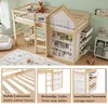 Lit mezzanine pour enfant avec espace de rangement, tiroirs Voir les images du produit 3