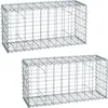 Gabionen 100x50x30 cm 2er Set Stein Korb Gitter Metall Wand Produktbild-Vorschau 1