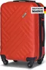 A red suitcase is shown from the front-side. Produktbild-Vorschau