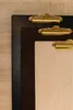 Clipboard drewniany CZARNA podkładka A4 ze ZŁOTYM klipsem Podgląd zdjęcia produktu 7