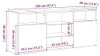 vidaXL TV skrinka s LED osvetlením Dub Sonoma 120x30x50 cm Náhľad obrázku produktu 6
