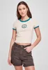Urban Classics - Damen Stretch Jersey Cropped T-Shirt Produktbild-Vorschau 1