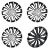 14" Zoll Radkappe Silber Schwarz Radzierblende Radblende Produktbild-Vorschau 2