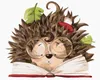 Zuty - Malen nach Zahlen - IGEL, DER EIN BUCH LIEST, 40x50 Produktbild-Vorschau 1