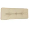 vidaXL Palettenkissen Beige 120x40x12 cm Stoff Produktbild-Vorschau 4