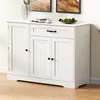 Cassettiera Merax, con 3 ante, 1 cassetto, mobile buffet Anteprima dell’immagine prodotto 3