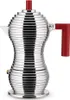 Alessi Pulcina, Moka konvička, 0,15 l, Červená, Nerezová Náhled obrázku produktu 1