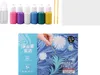 Marmorieren Farbe Kit 6 Farben perfekte Wasser Kunst Farbe Produktbild-Vorschau 4