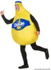 A person wearing an Orangina bottle costume. Voir les images du produit