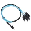 připojovací kabel 12 Gbit/s MINI SAS 38p SFF-8654 na 4 x Náhled obrázku produktu 2