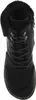 A top-down view of a black, fur-lined boot. Náhled obrázku produktu