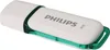 A white Philips USB flash drive with green accents is shown against a white background. Náhled obrázku produktu