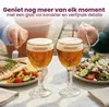 Sklenice na pivo Grimbergen s nožkou 330 ml - 6 kusů Náhled obrázku produktu 4