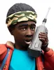 A close-up, studio shot of a figurine of Lucas Sinclair from Stranger Things, holding a walkie-talkie. Produktbild-Vorschau