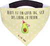 Mr. & Mrs. Panda Hundehalstuch Avocado Feier - Gelb Pastell Produktbild-Vorschau 1
