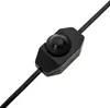 A close-up of a black dimmer switch on a black cord. Podgląd zdjęcia produktu