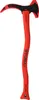A red and black STUBAI handsappel with a curved blade and a long, wavy handle. Produktbild-Vorschau
