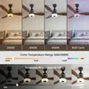 Deckenventilator mit Beleuchtung und Fernbedienung 61cm 48W Produktbild-Vorschau 2