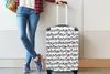 MuchoWow® Koffer Handgepäck Trolley Rollkoffer Kleine Produktbild-Vorschau 5