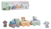 Joueco Wildies Family Trenino in legno Set Animali Anteprima dell’immagine prodotto 1