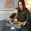 eluno Couchbar, Serviertablett, Sofatablett aus Bambus mit Produktbild-Vorschau 4