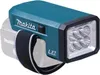 A teal and black Makita LXT 18V LED flashlight is shown attached to a battery pack. Anteprima dell’immagine prodotto