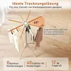 GOPLUS Wäscheständer klappbar, Wäschetrockner Ständer mit 8 Produktbild-Vorschau 2