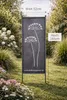 Stele Metall grau Sichtschutz "Dolde" H165cm x B52cm Produktbild-Vorschau 2
