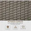 Outsunny Polyrattan Hochbeet mit Rankgitter, Blumenkasten Produktbild-Vorschau 6