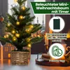 Mini Weihnachtsbaum mit Beleuchtung, 53cm Künstlicher Produktbild-Vorschau 4