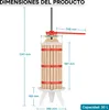 Wiltec Kit Presse à fruits avec 3 torchons – 270 x 270 x Voir les images du produit 7