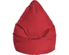 A red beanbag chair is shown against a white background. Náhled obrázku produktu