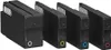 Four black ink cartridges are lined up diagonally against a white background. Anteprima dell’immagine prodotto