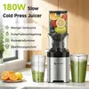 AMZCHEF Entsafter mit 113MM Einfüllöffnung, 1,8 L Slow Produktbild-Vorschau 5