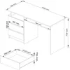 AKORD Furniture Factory IP0PBIUOLC002, Gerade, Rechteckige Produktbild-Vorschau 7