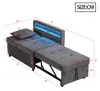 Flieks Schlafsofa mit Ladefunktion und Led, Polstersofa Produktbild-Vorschau 7
