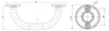 Aqualine WHITE LINE Haltegriff für Badewanne, 20x8cm, Weiß Produktbild-Vorschau 5