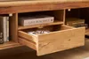 Miliboo - TV-Möbel mit Ablagefächern aus Massivholz und Produktbild-Vorschau 2