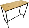 BEGRYF Barový stôl z kovu, čierny, dubový, 100 x 40 x 90 Náhľad obrázku produktu 10