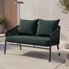 Aluminium-Gartenbank MCW-P90, Gartensofa Outdoor Sitzbank, Produktbild-Vorschau 1