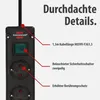 Brennenstuhl 1150650326, 3 m, Drinnen, Abgewinkelt, IP20, Produktbild-Vorschau 8