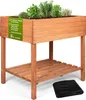 TTL GARDEN Balkon Hochbeet L 80x60x80 cm – Holz Produktbild-Vorschau 1