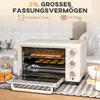 HOMCOM Mini Backofen 21L Pizzaofen Miniofen mit Backblech Produktbild-Vorschau 4