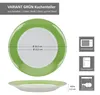 6er Set Variant Grün Kuchenteller bunte Frühstücks-Teller Produktbild-Vorschau 5